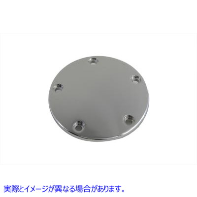 42-0119 ドーム型点火システムカバー 5穴 クローム Domed Ignition System Cover 5-Hole Chrome 取寄せ Vツイン (検索用／32679-