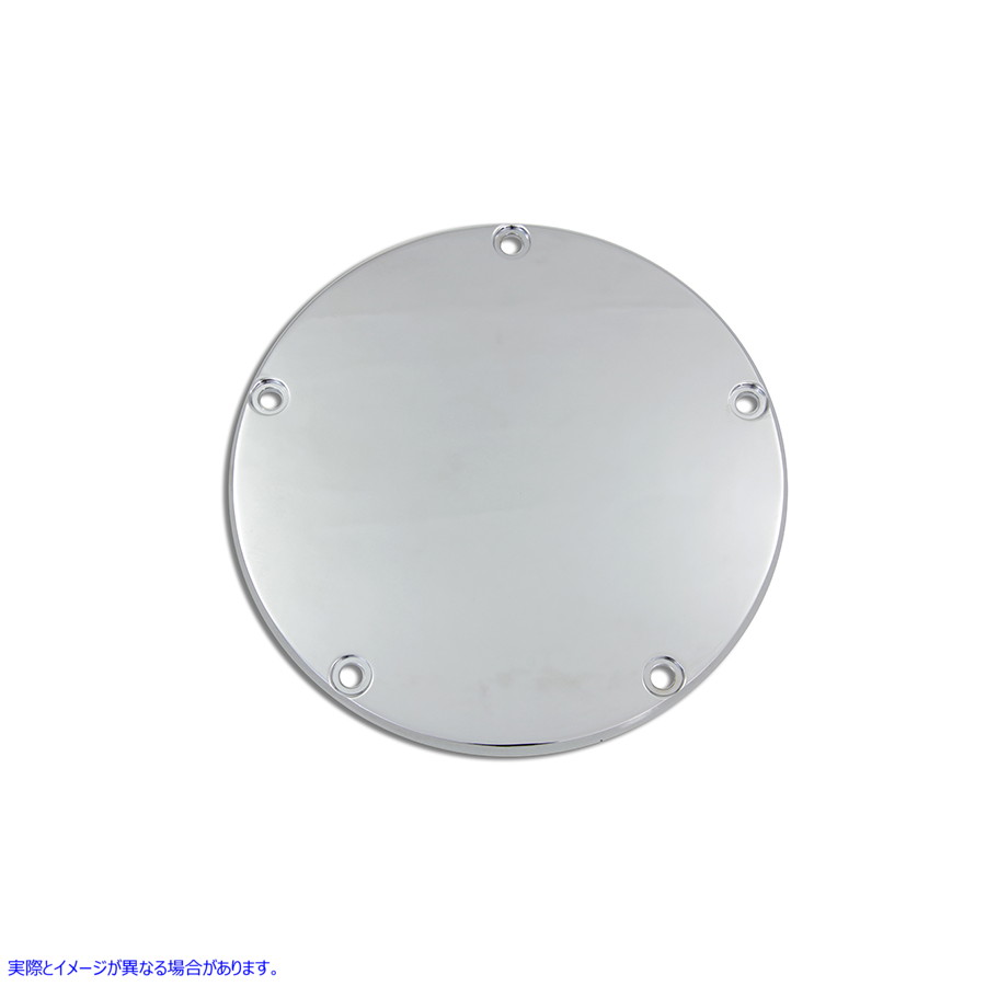 42-0124 5穴ダービーカバー クローム 5-Hole Derby Cover Chrome 取寄せ Vツイン (検索用／