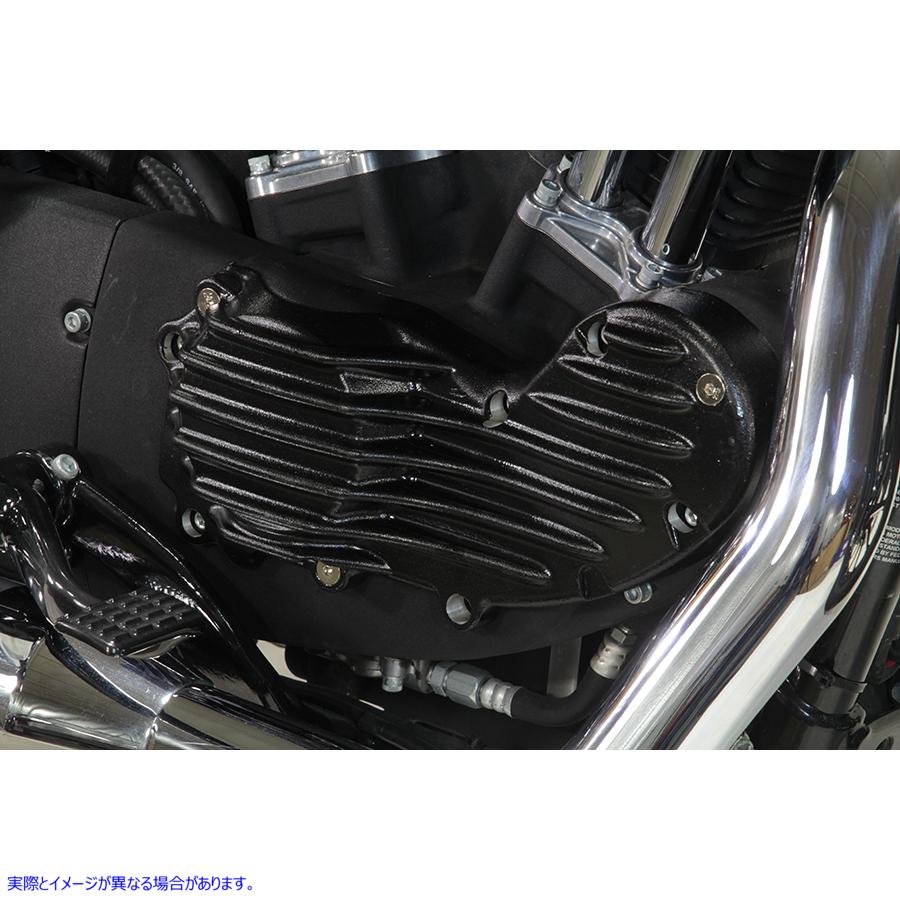 42-0137 プライムリブブラックカムカバートリム 取寄せ Vツイン Prime Rib Black Cam Cover Trim (検索用／