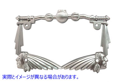 42-0163 ナンバープレートフレーム License Plate Frame 取寄せ Vツイン (検索用／