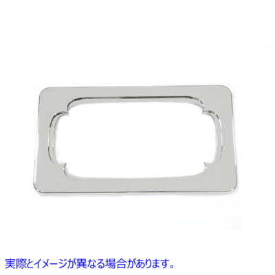 42-0164 ナンバー プレート フレーム ソーン スタイル クローム ビレット License Plate Frame Thorn Style Chrome Billet 取寄