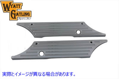 42-0176 ワイアット ガトリング サドルバッグ フェイス プレート Wyatt Gatling Saddlebag Face Plate 取寄せ Vツイン (検索用／