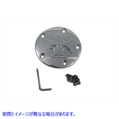 42-0178 レッドバロン クロスイグニッションシステムカバー 5穴 クローム Red Baron Cross Ignition System Cover 5-Hole Chrome