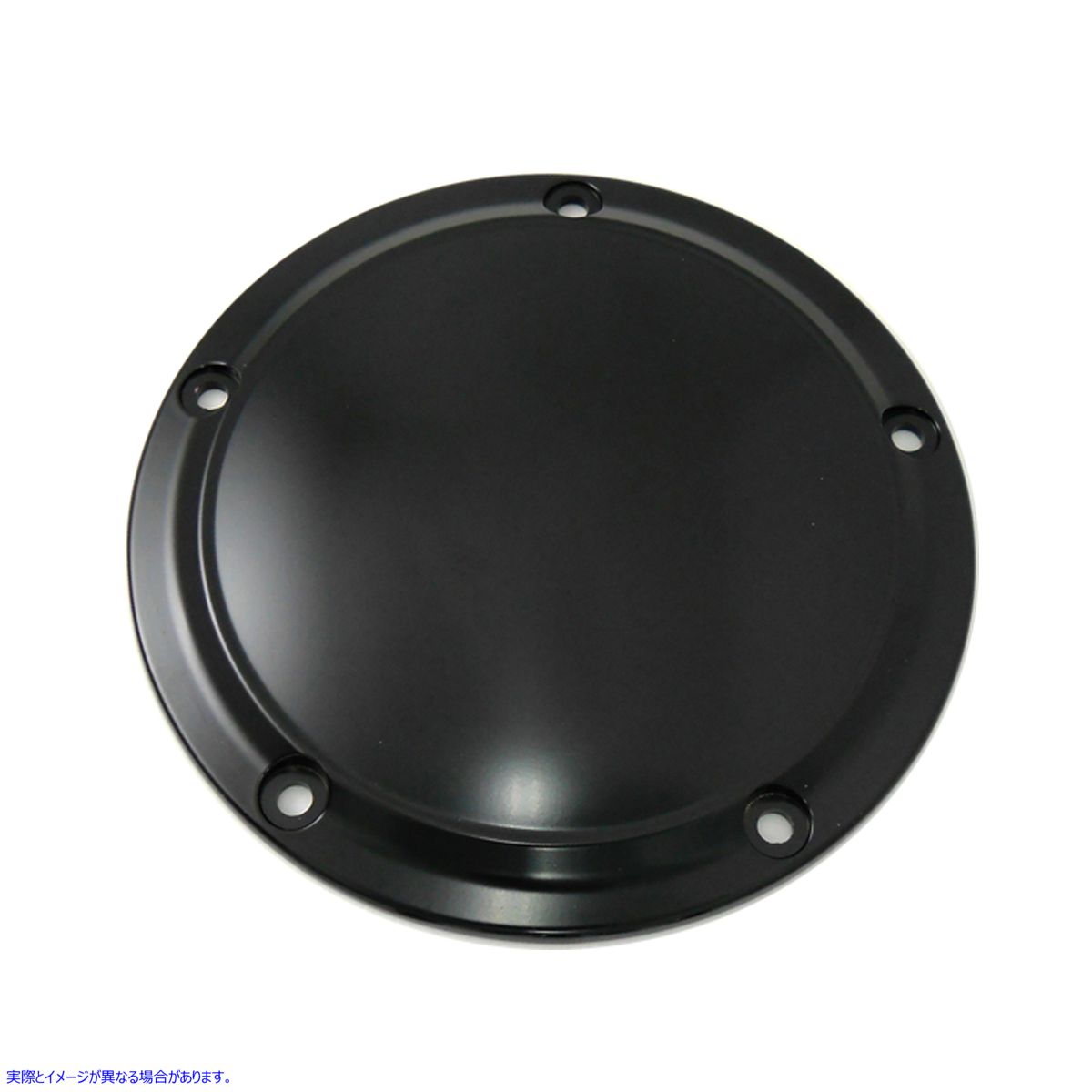 42-0191 マットブラック 5 穴スムースダービーカバー Matte Black 5-Hole Smooth Derby Cover 取寄せ Vツイン (検索用／