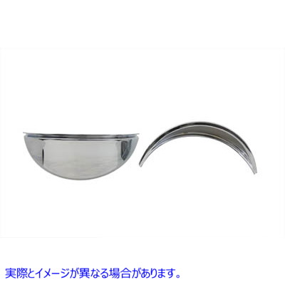 42-0208 クローム 4-1/2 インチ デコ スポットランプ バイザー セット Chrome 4-1/2 inch Deco Spotlamp Visor Set 取寄せ Vツイ