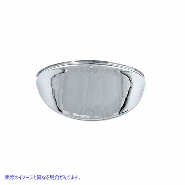 42-0209 7 インチ ヘッドランプ バイザー クローム 7 inch Headlamp Visor Chrome 取寄せ Vツイン (検索用／