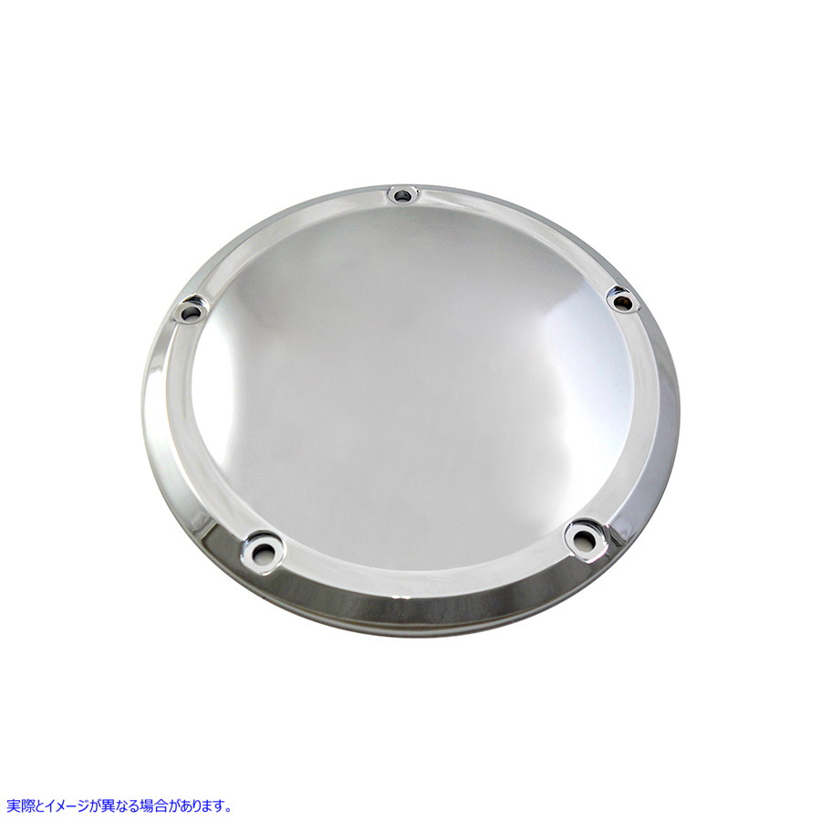 42-0223 M8 クローム スムース ダービー カバー M8 Chrome Smooth Derby Cover 取寄せ Vツイン (検索用／25700388