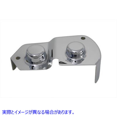 42-0347 スターター カバー クローム 1 ピース 取寄せ Vツイン Starter Cover Chrome 1-Piece (検索用／