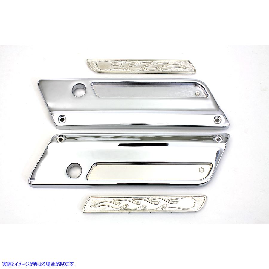 42-0365 サドルバッグラッチカバーセット Saddlebag Latch Cover Set 取寄せ Vツイン (検索用／