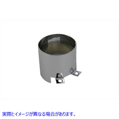 42-0401 クロームスターターソレノイドエンドカバー Chrome Starter Solenoid End Cover 取寄せ Vツイン (検索用／