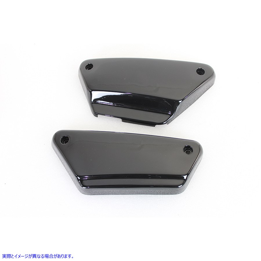 42-0483 フレームサイドカバーセット ブラック Frame Side Cover Set Black 取寄せ Vツイン (検索用／