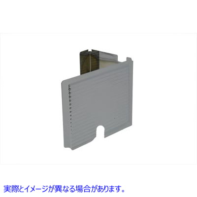 42-0509 バッテリーサイドカバー クローム 取寄せ Vツイン Battery Side Cover Chrome (検索用／66379-67