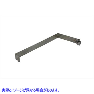 42-0516 ステンレススチール製バッテリーストラップ 取寄せ Vツイン Stainless Steel Battery Strap (検索用／66383-65