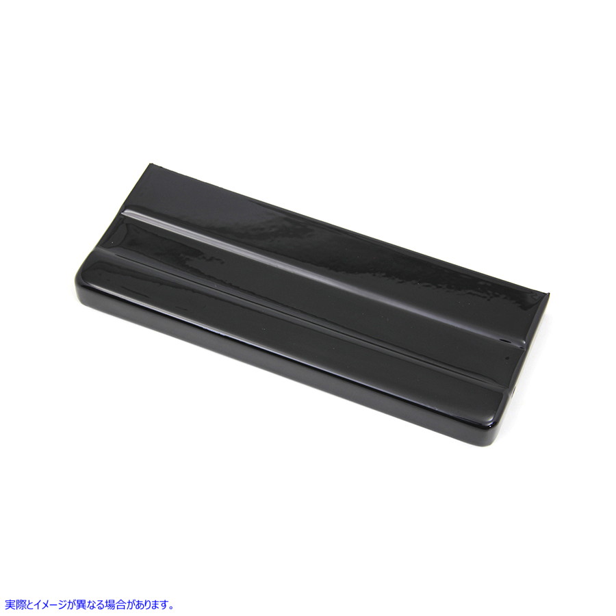 42-0566 黒のバッテリートップカバー Black Battery Top Cover 取寄せ Vツイン (検索用／66367-73