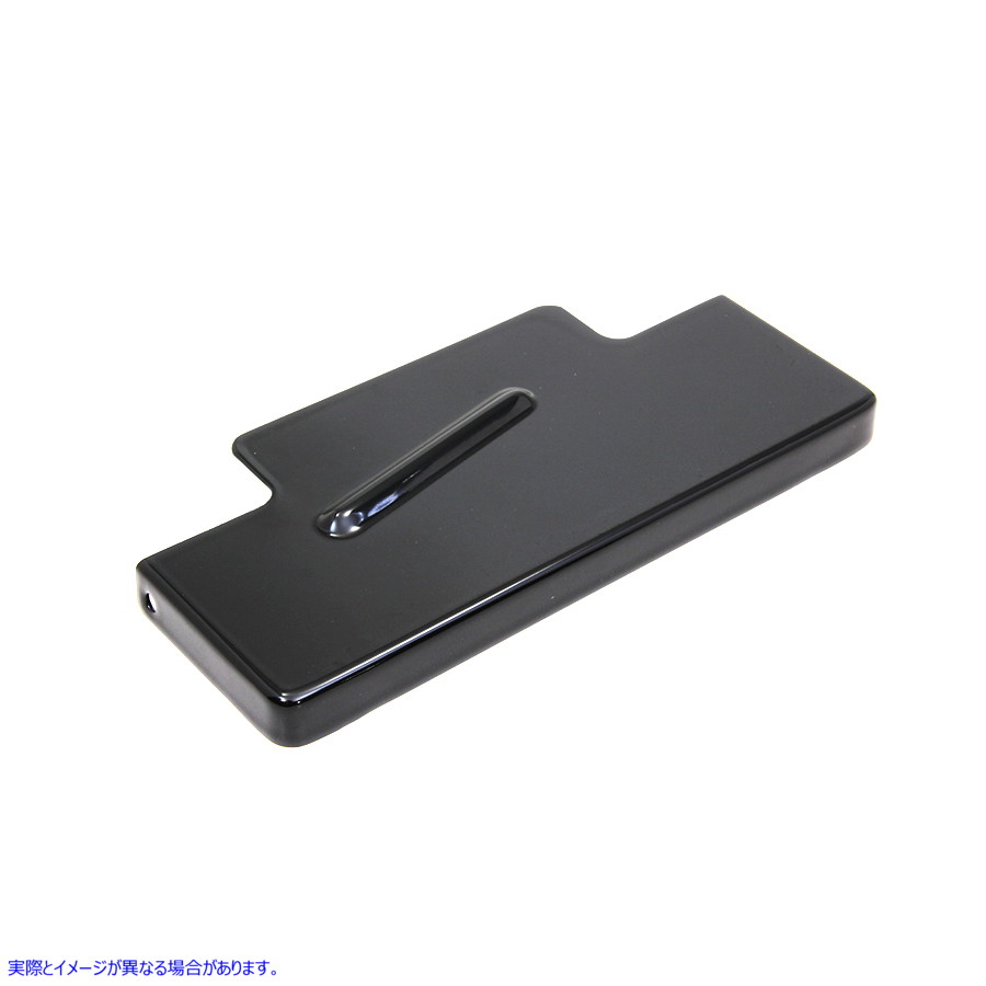 42-0568 バッテリートップカバー ブラック Battery Top Cover Black 取寄せ Vツイン (検索用／66368-97