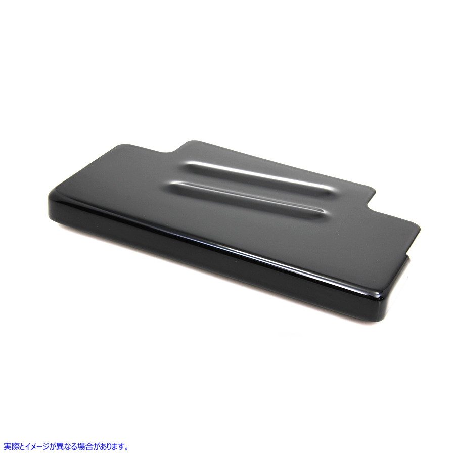 42-0569 バッテリートップカバー ブラック Battery Top Cover Black 取寄せ Vツイン (検索用／66366-90