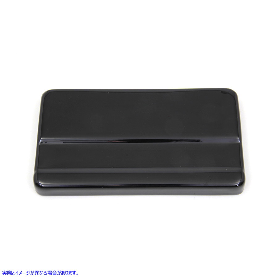 42-0571 黒のバッテリートップカバー 取寄せ Vツイン Black Battery Top Cover (検索用／66369-70