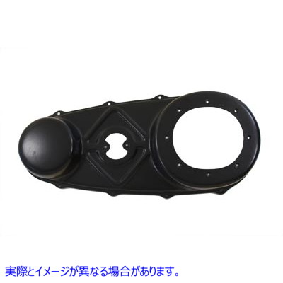 42-0594 グロスブラックアウタープライマリーカバー 取寄せ Vツイン Gloss Black Outer Primary Cover (検索用／