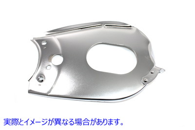 42-0597 インナープライマリーカバークローム 取寄せ Vツイン Inner Primary Cover Chrome (検索用／60621-41