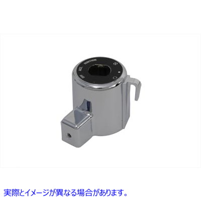 42-0648 クロームイグニッションスイッチカバー 取寄せ Vツイン Chrome Ignition Switch Cover (検索用／71514-98