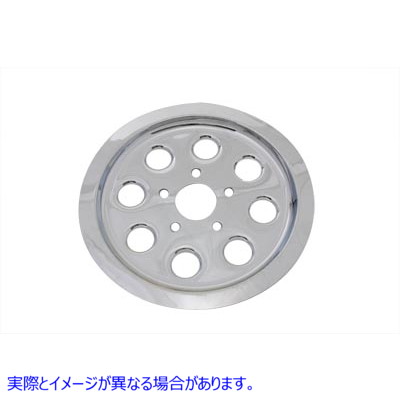 42-0670 リアプーリーカバー 61 歯 クローム 取寄せ Vツイン Rear Pulley Cover 61 Tooth Chrome (検索用／40279-91