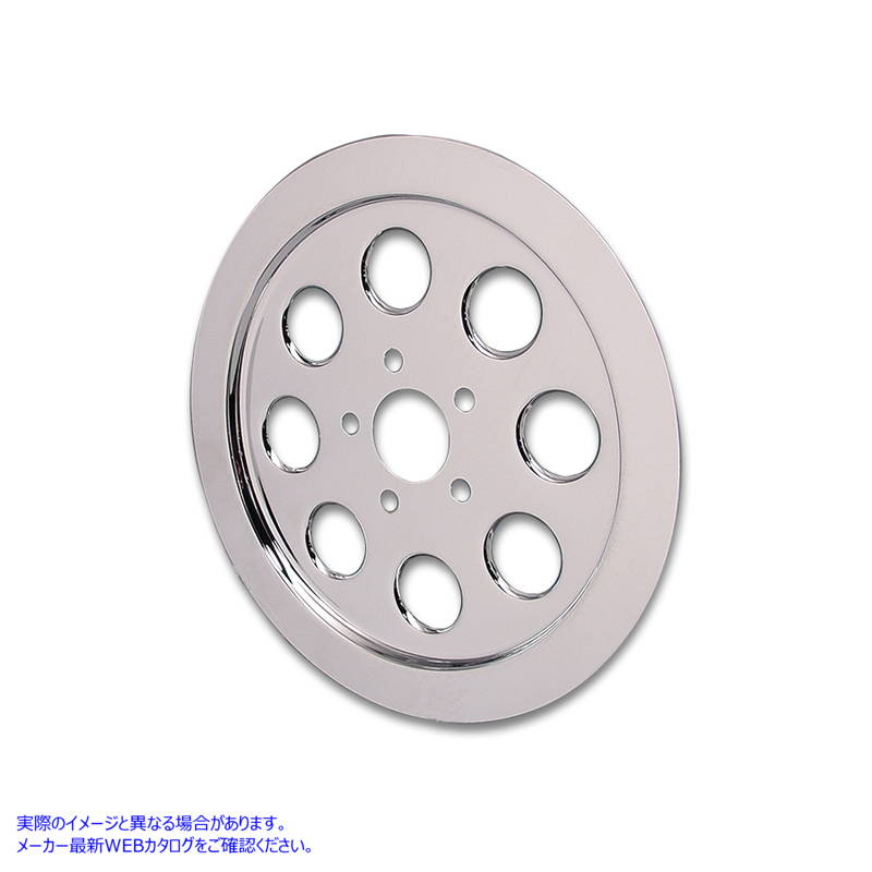 42-0752 インナープーリーカバー 70歯 クローム Inner Pulley Cover 70 Tooth Chrome 取寄せ Vツイン (検索用／