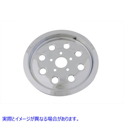 42-0765 クローム65歯アウタープーリーカバー Chrome 65 Tooth Outer Pulley Cover 取寄せ Vツイン (検索用／40317-94