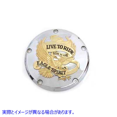 42-0849 5穴ダービーカバーゴールドインレイ 5-Hole Derby Cover Gold Inlay 取寄せ Vツイン (検索用／25340-99A