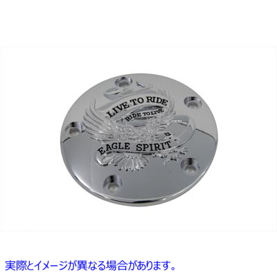 42-0889 Live to Ride イグニッション システム カバー 5 ホール クローム Live to Ride Ignition System Cover 5-Hole Chrome