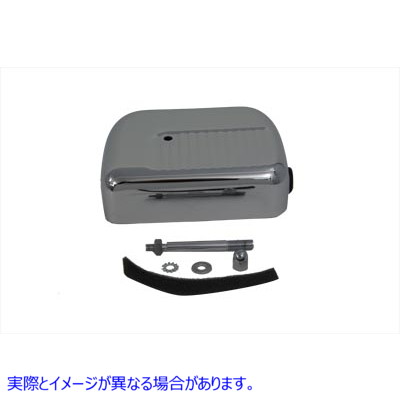 42-0891 クローム デュアル コイル フィン付きパンヘッド スタイル コイル カバー 取寄せ Vツイン Chrome Dual Coil Finned Panh