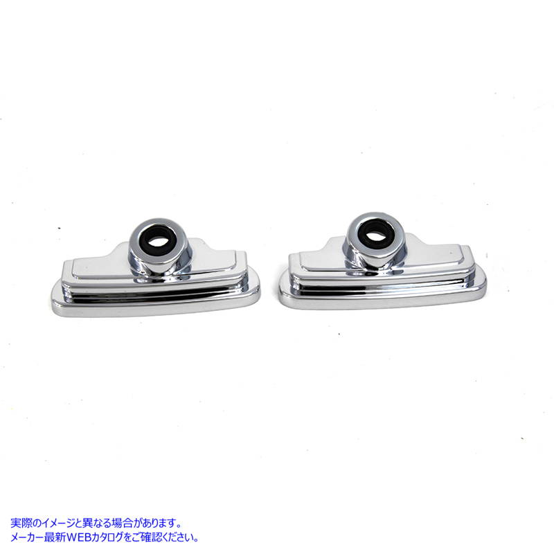 42-0929 ヘッドおよびスパークプラグカバー クローム Head and Spark Plug Cover Chrome 取寄せ Vツイン (検索用／