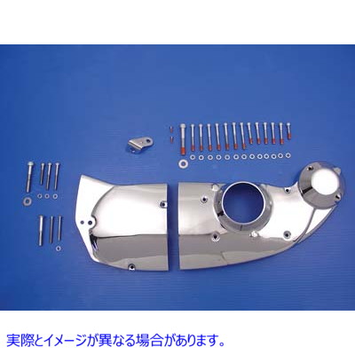 42-0932 クロームカムとスプロケットカバーキット 取寄せ Vツイン Chrome Cam and Sprocket Cover Kit (検索用／