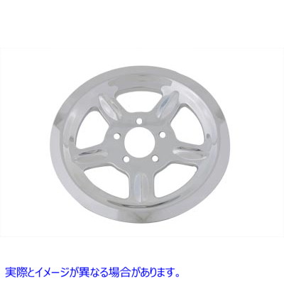 42-0934 クローム リア プーリー カバー 68 歯 Chrome Rear Pulley Cover 68 Tooth 取寄せ Vツイン (検索用／91746-03