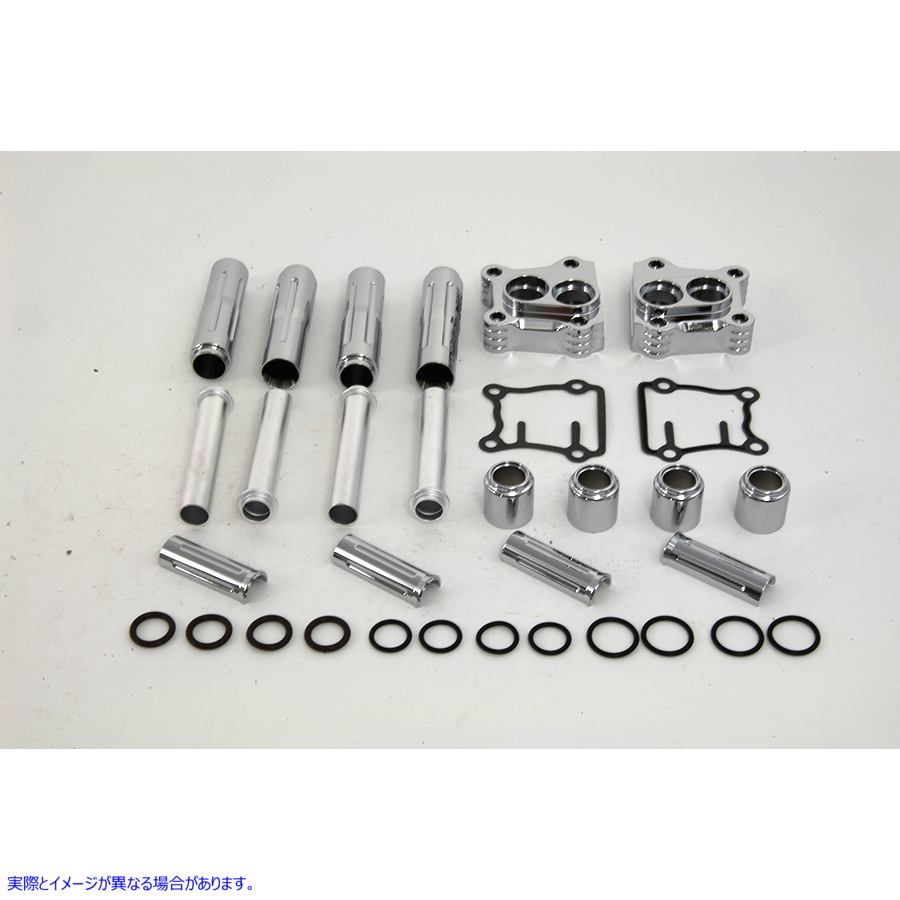 42-0937 プッシュロッドカバーとタペットベースキット Pushrod Cover and Tappet Base Kit 取寄せ Vツイン (検索用／