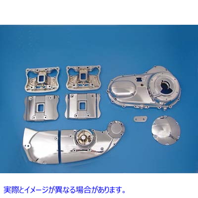 42-0940 Chrome Engine Dress Up Kit 取寄せ Vツイン (検索用／16288-04 V-Twin