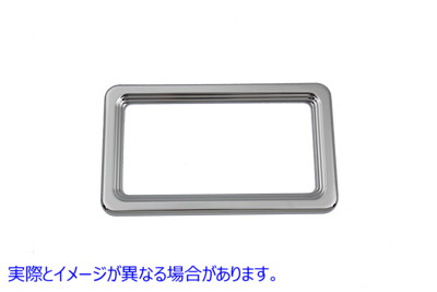 42-0949 ナンバープレートフレームクロームビレット License Plate Frame Chrome Billet 取寄せ Vツイン (検索用／