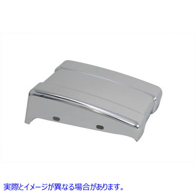 42-1002 バッテリーサイドカバー ステンレス Battery Side Cover Stainless 取寄せ Vツイン (検索用／66375-06