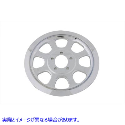 42-1003 アウタープーリーカバー 70歯 クローム Outer Pulley Cover 70 Tooth Chrome 取寄せ Vツイン (検索用／40595-06