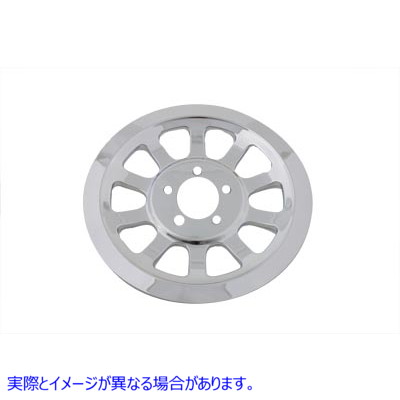 42-1013 アウタープーリーカバー 70歯 クローム Outer Pulley Cover 70 Tooth Chrome 取寄せ Vツイン (検索用／37756-07