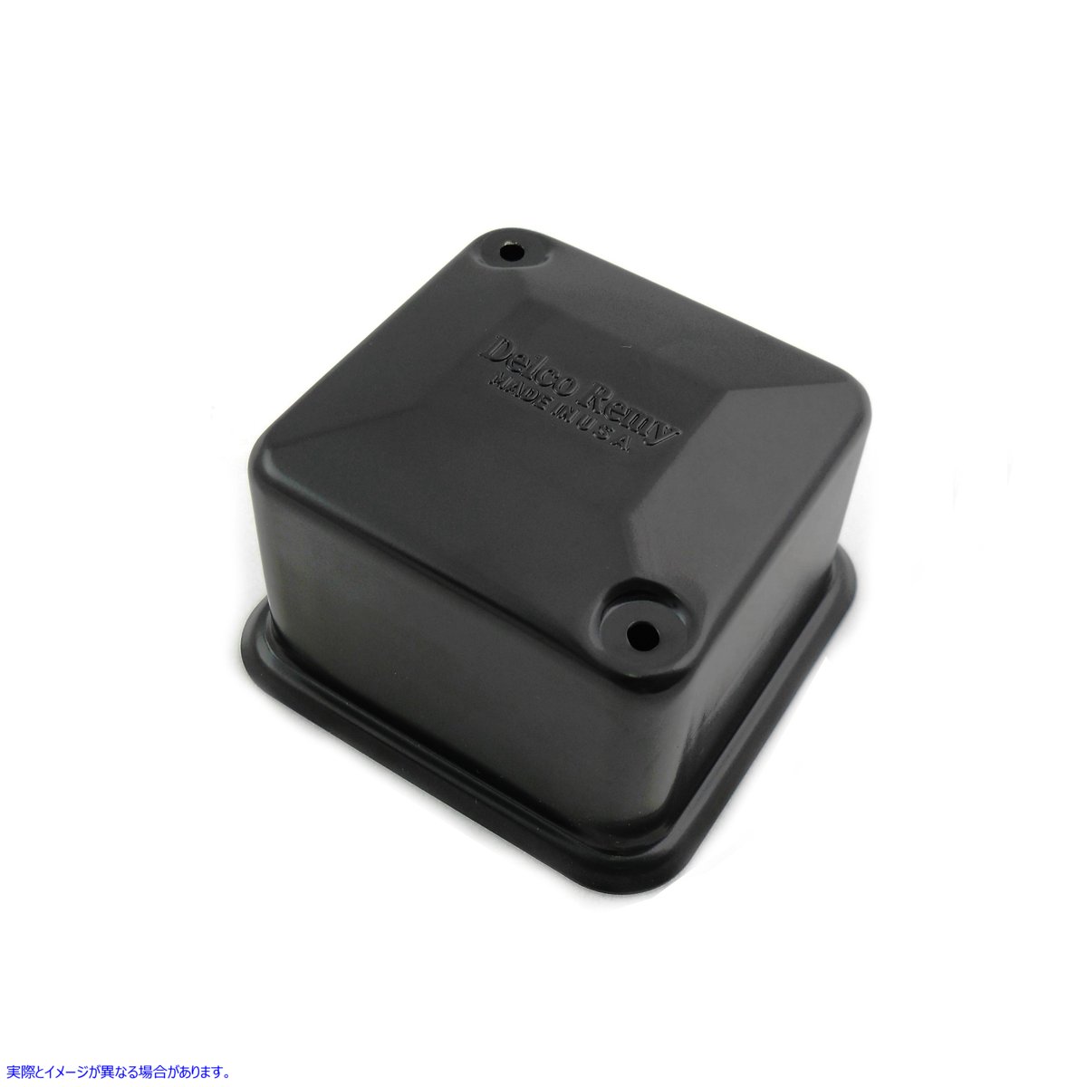 42-1047 ブラック 6 ボルト Delco Remy レギュレーター カバー 取寄せ Vツイン Black 6 Volt Delco Remy Regulator Cover (検索