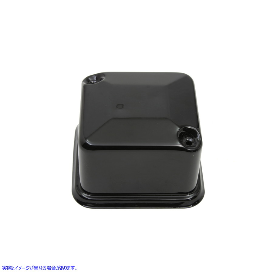 42-1048 ブラック 6 ボルト メカニカル レギュレーター カバー 取寄せ Vツイン Black 6 Volt Mechanical Regulator Cover (検索