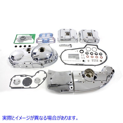 42-1055 クロームエンジンドレスアップキット 取寄せ Vツイン Chrome Engine Dress Up Kit (検索用／