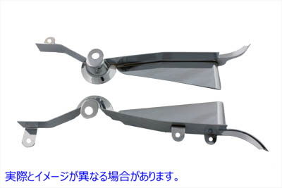 42-1107 サドルバッグフィラーパネルキット クローム Saddlebag Filler Panel Kit Chrome 取寄せ Vツイン (検索用／