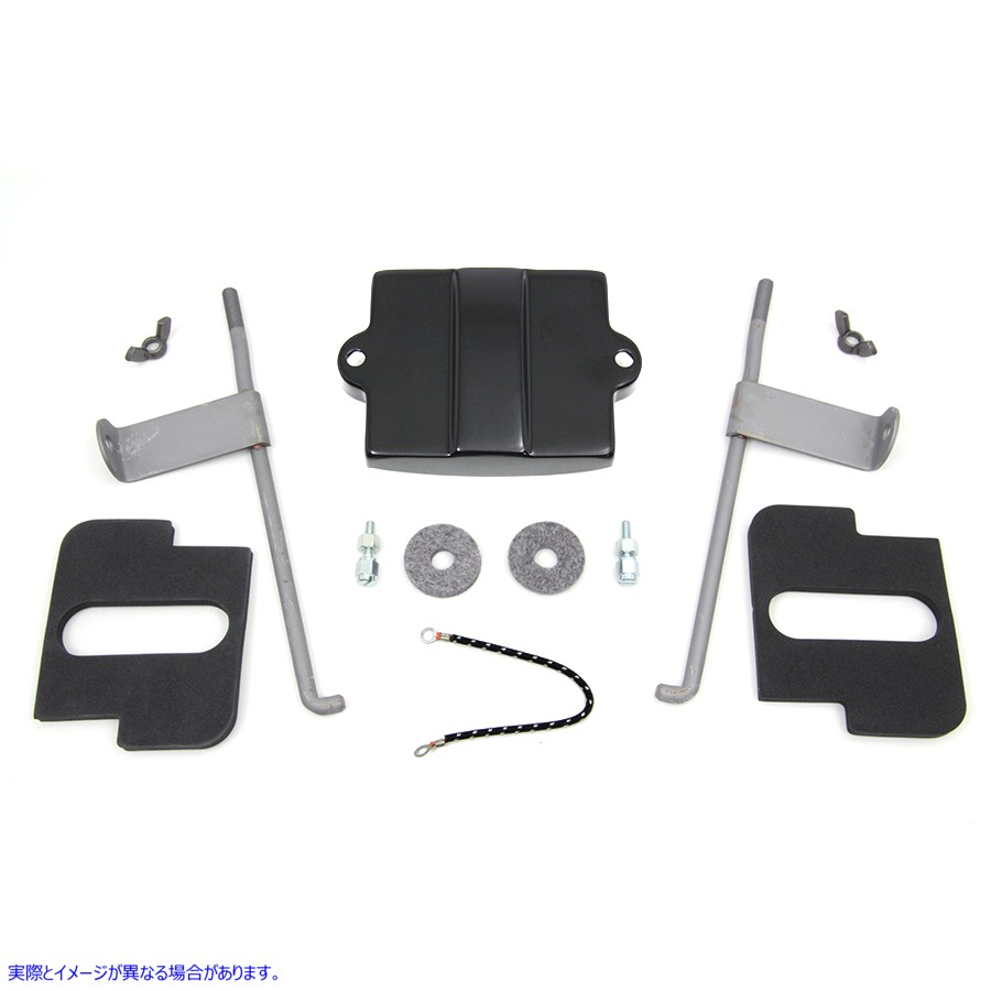 42-1143 バッテリーボックストップキット 取寄せ Vツイン Battery Box Top Kit (検索用／
