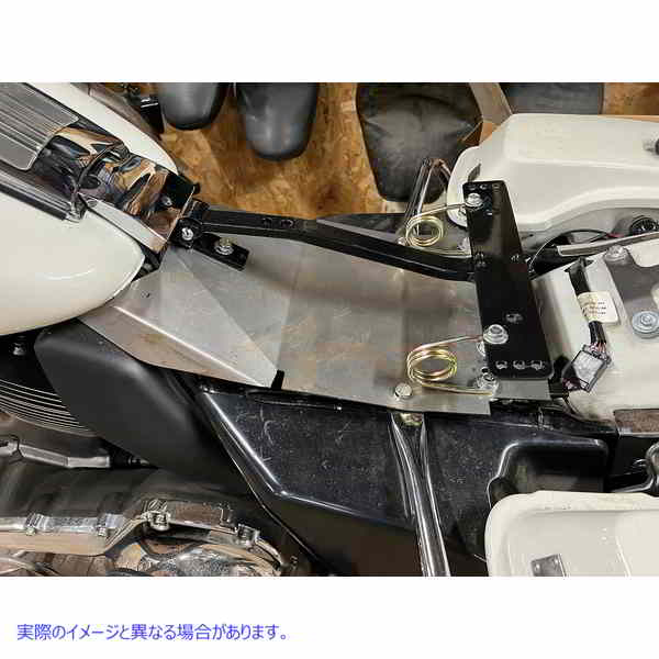 42-1224 シートベースマウントプレート ブラック Seat Base Mount Plate Black 取寄せ Vツイン (検索用／