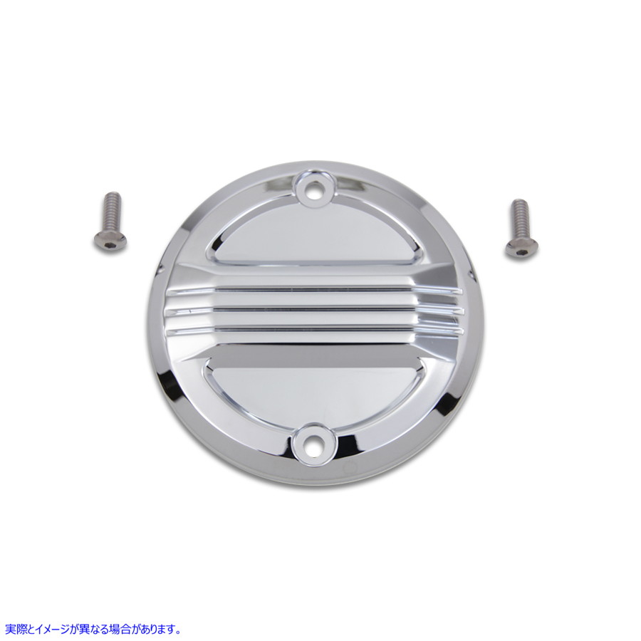 42-1385 クロームエアフロー点火システムカバー Chrome Air Flow Ignition System Cover 取寄せ Vツイン (検索用／