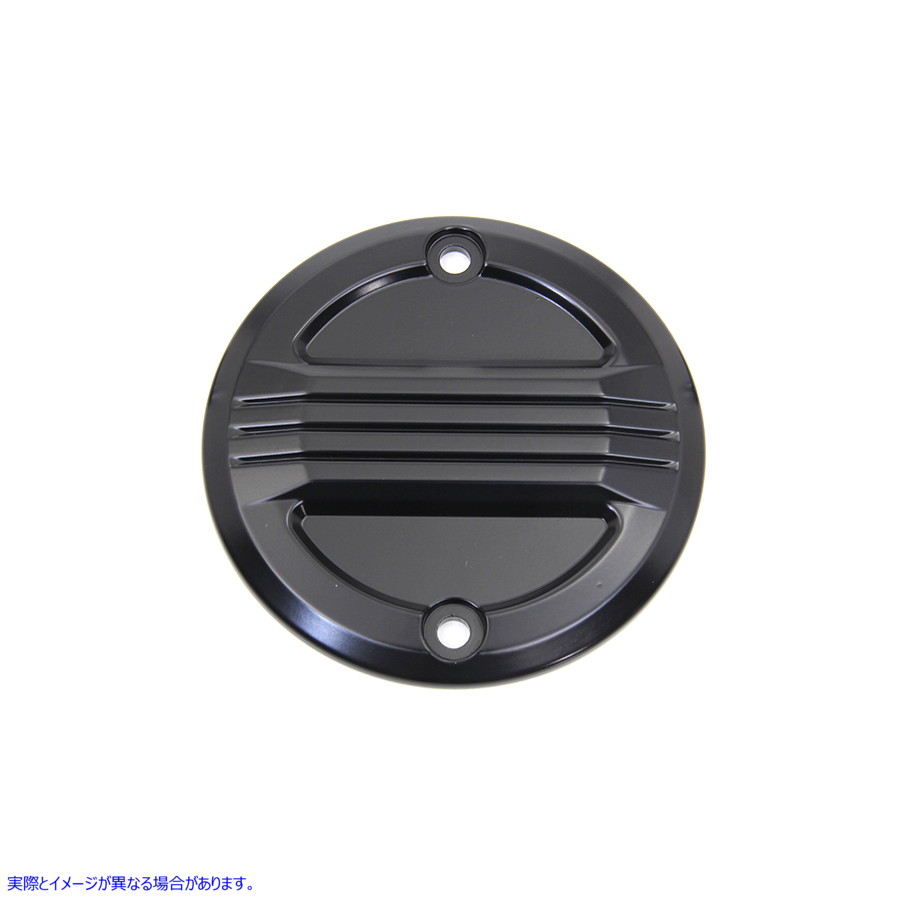 42-1386 ブラックのエアフロー点火システムカバー 取寄せ Vツイン Black Air Flow Ignition System Cover (検索用／