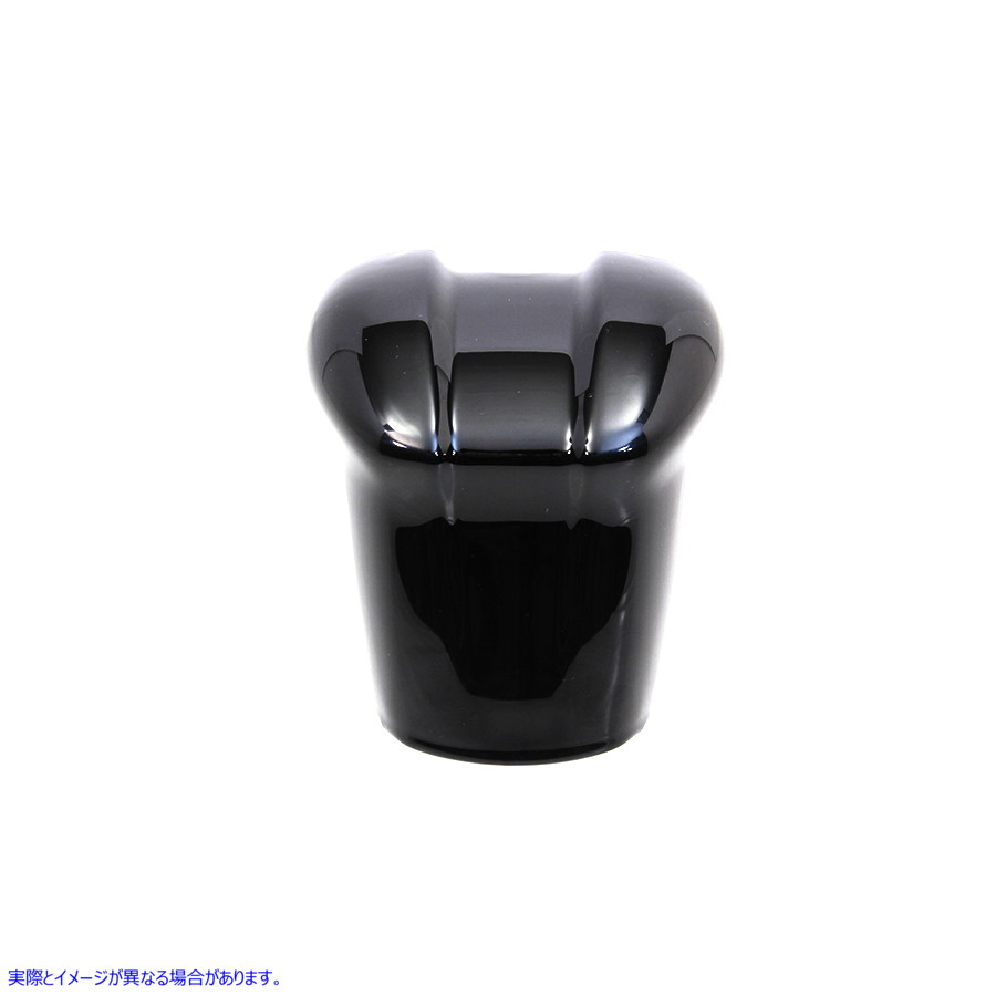 42-1519 グロスブラックのハルクスタイルホーンカバー Gloss Black Hulk Style Horn Cover 取寄せ Vツイン (検索用／61300623