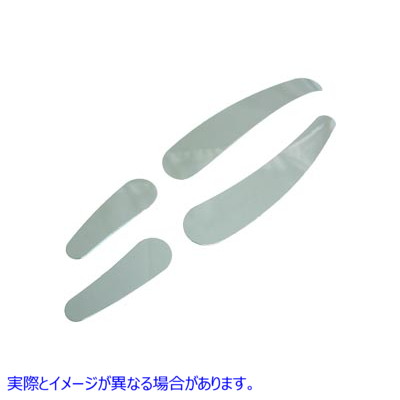 42-1531 Smooth Frame Cover Trim Set 取寄せ Vツイン (検索用／ V-Twin