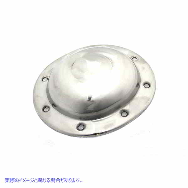 42-1578 レプリカステンレススチールダービーカバー 取寄せ Vツイン Replica Stainless Steel Derby Cover (検索用／
